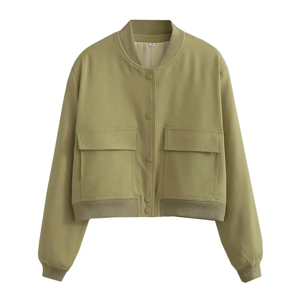 Women’s Solid Bomber Jacket