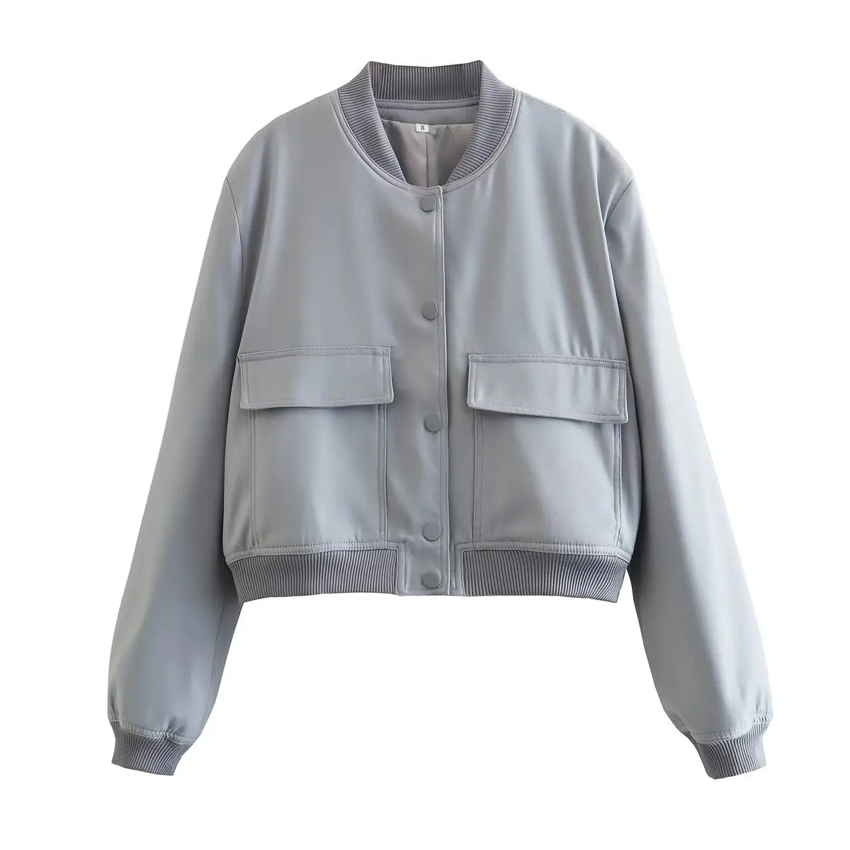 Women’s Solid Bomber Jacket