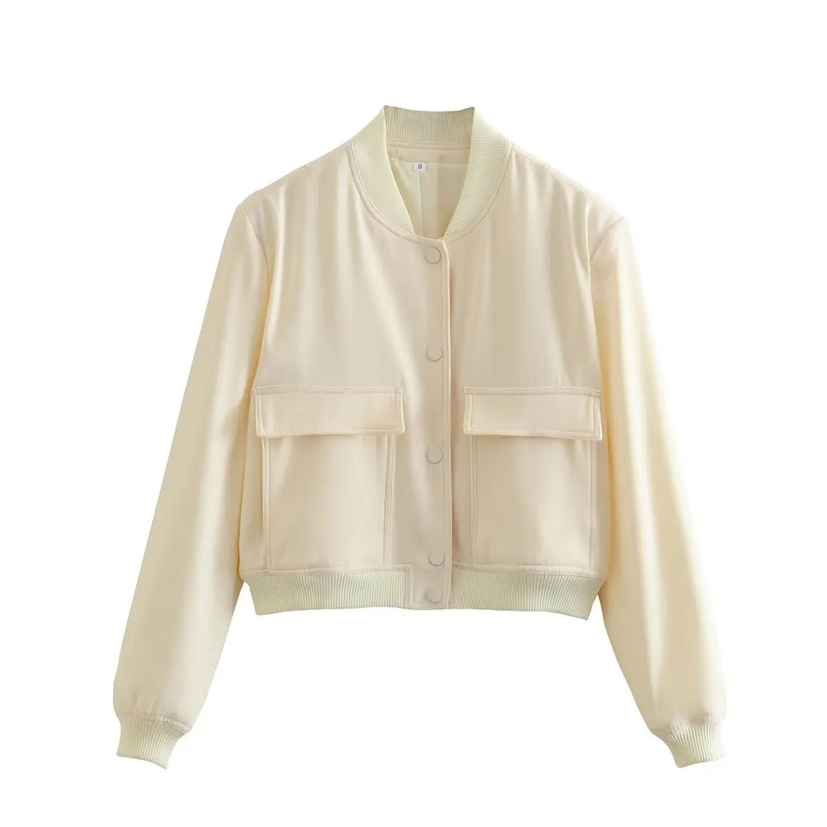 Women’s Solid Bomber Jacket