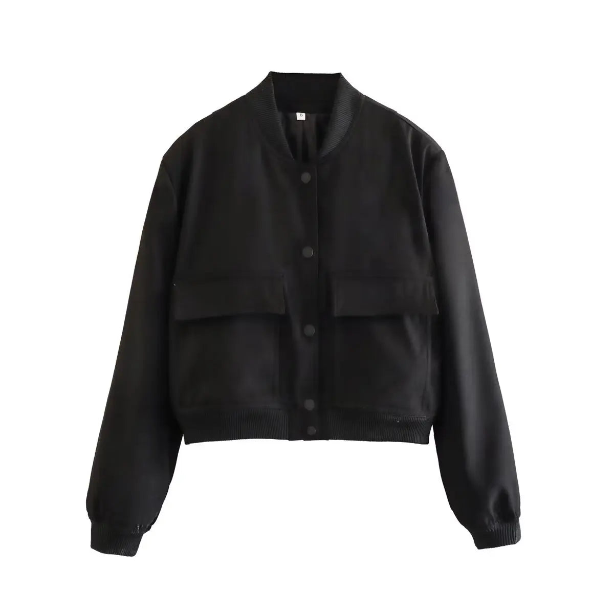 Women’s Solid Bomber Jacket